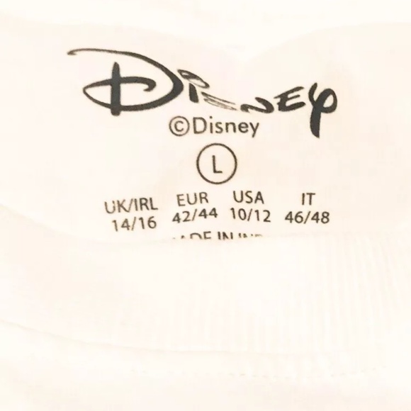 Mickey Mouse Shirt Women Size 10/12 VGC - Picture 3 of 4